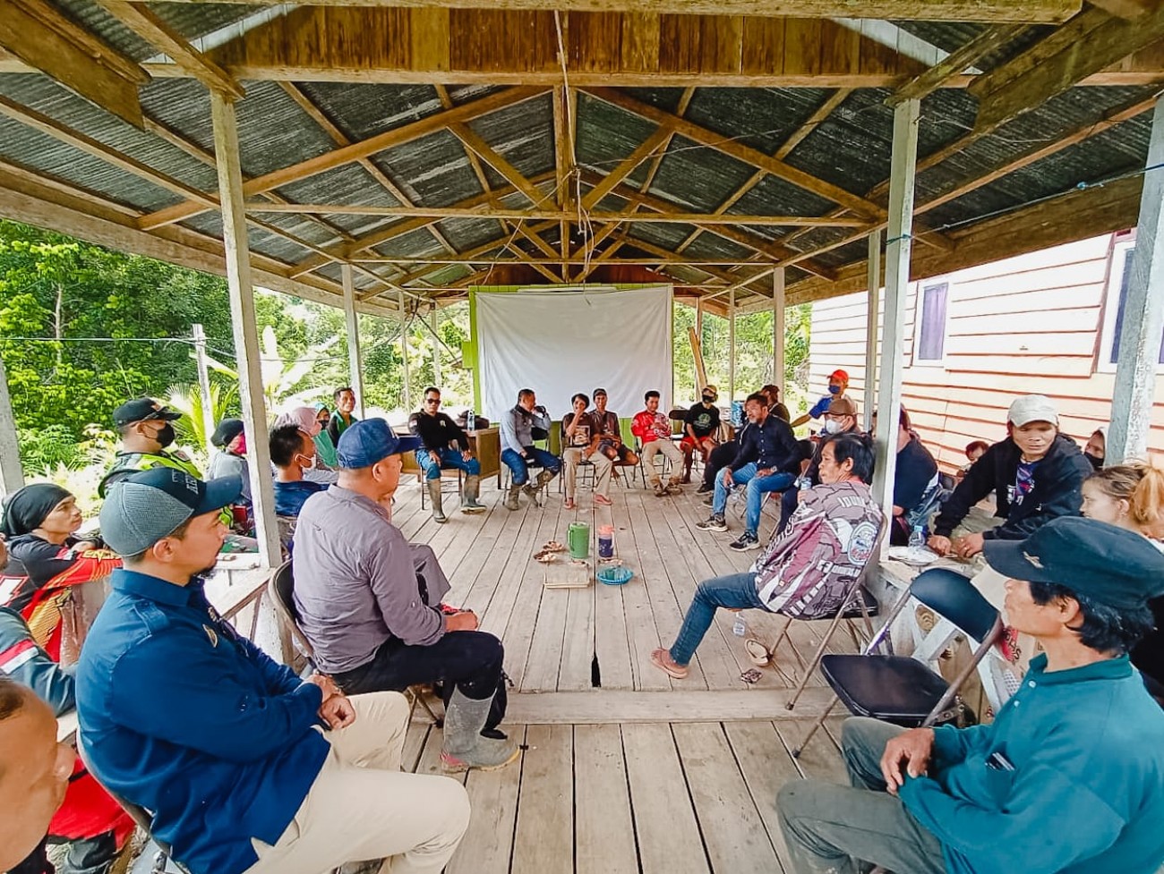 Team Elite Advance Kunjungan Kerja Wakil Gubernur Kalimantan Timur ke lokasi Kesatuan Masyarakat Hukum Adat Mului dan Paring Sumpit
