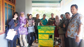 Tim Penilai Kunjungi Prudes Alat Perontok Padi Kampung Long Penaneh III
