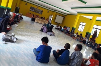 Forum Anak Kampung Maluang Biasakan Kegiatan Positif Masyarakat Setempat
