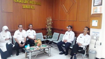 Sambangi Ketua PTA Samarinda, Jauhar Silaturahmi dan Halal Bi Halal