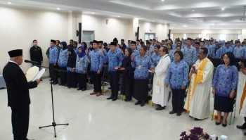 Ribuan PNS Kaltim Ikuti Sumpah/Janji dan Terima SK Kenaikan Pangkat