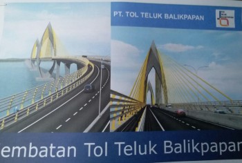 Gubernur Launching Pembangunan Jembatan Tol Teluk Balikpapan