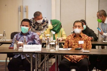 Anwar Sanusi Dampingi Wagub Hadiri Consultation Workshop For SSMP Australian Awards Indonesia