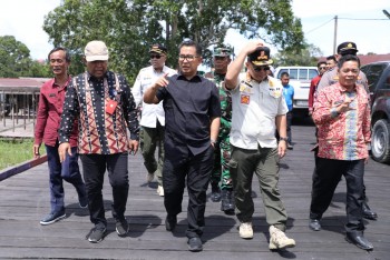 Anwar Sanusi Sertai Kunjungan Kerja Pj Gubernur ke Dua Danau 